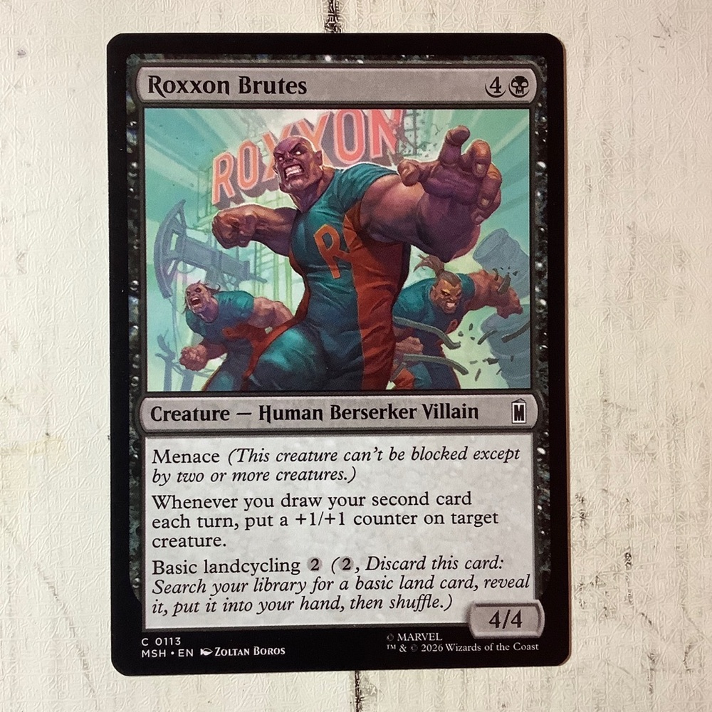 Roxxon Brutes MSH MTG Playset NM #113